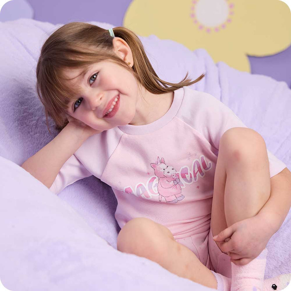 Unicorn Shorties Pajamas - Calm Comfort
