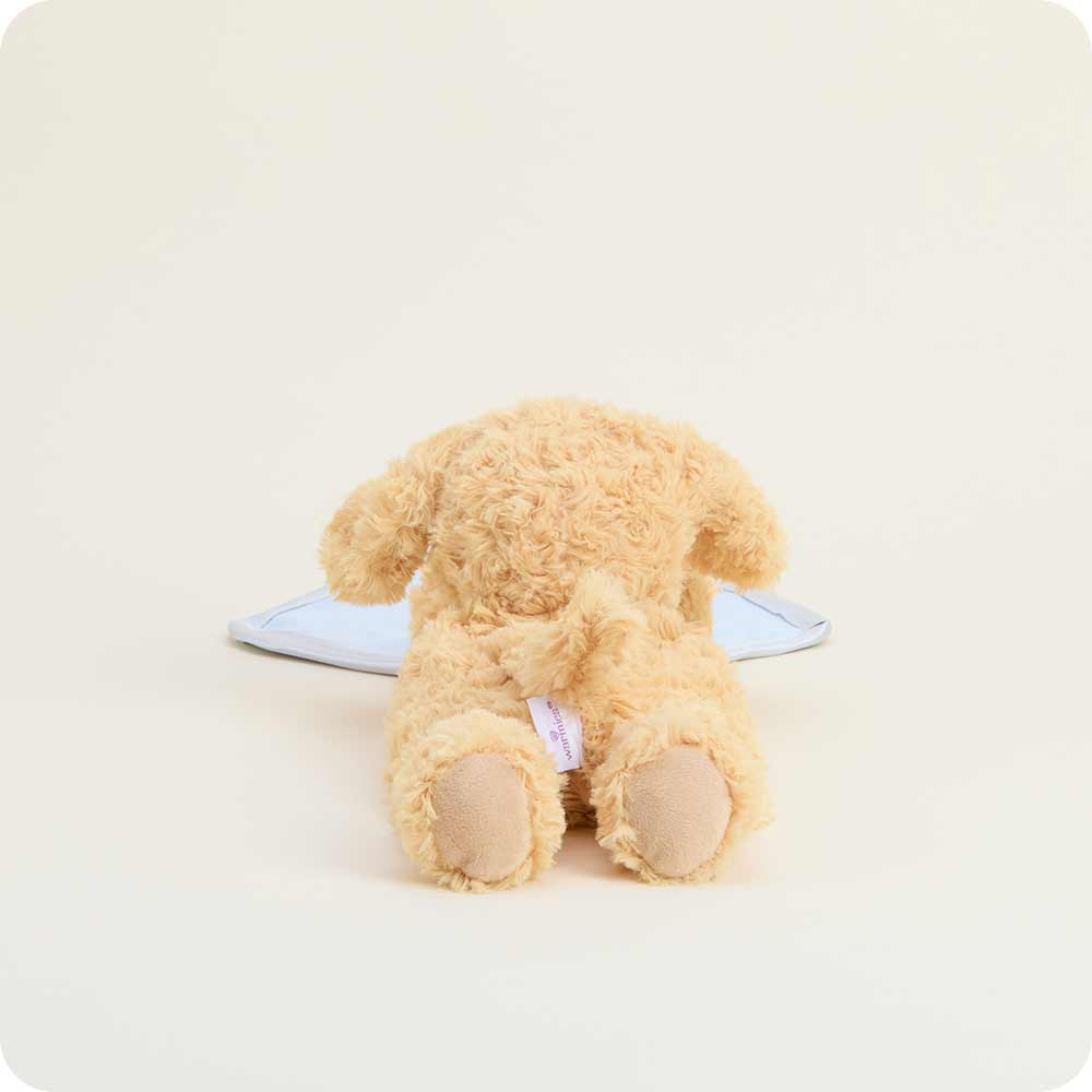 Golden Dog Blankie Warmies - Gentle Mist