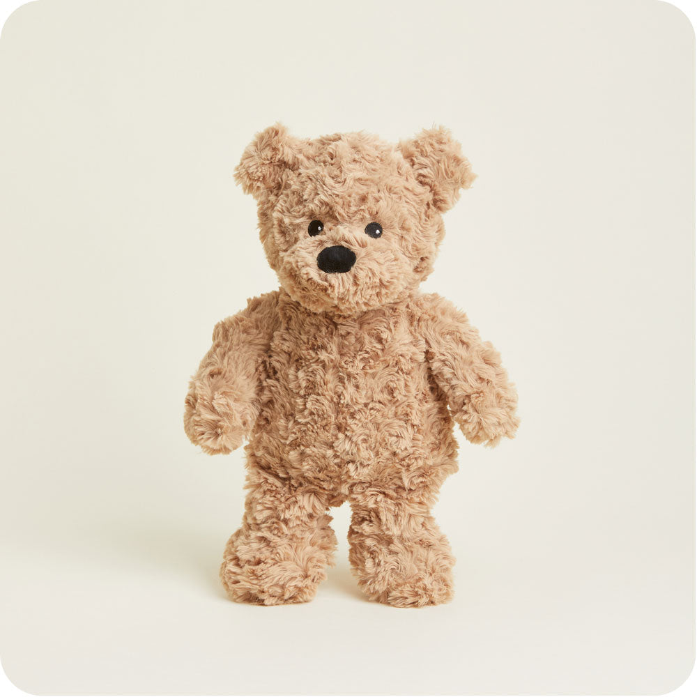 Brown Curly Bear Warmies - Modern Blend