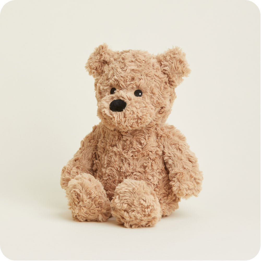 Brown Curly Bear Warmies - Modern Blend