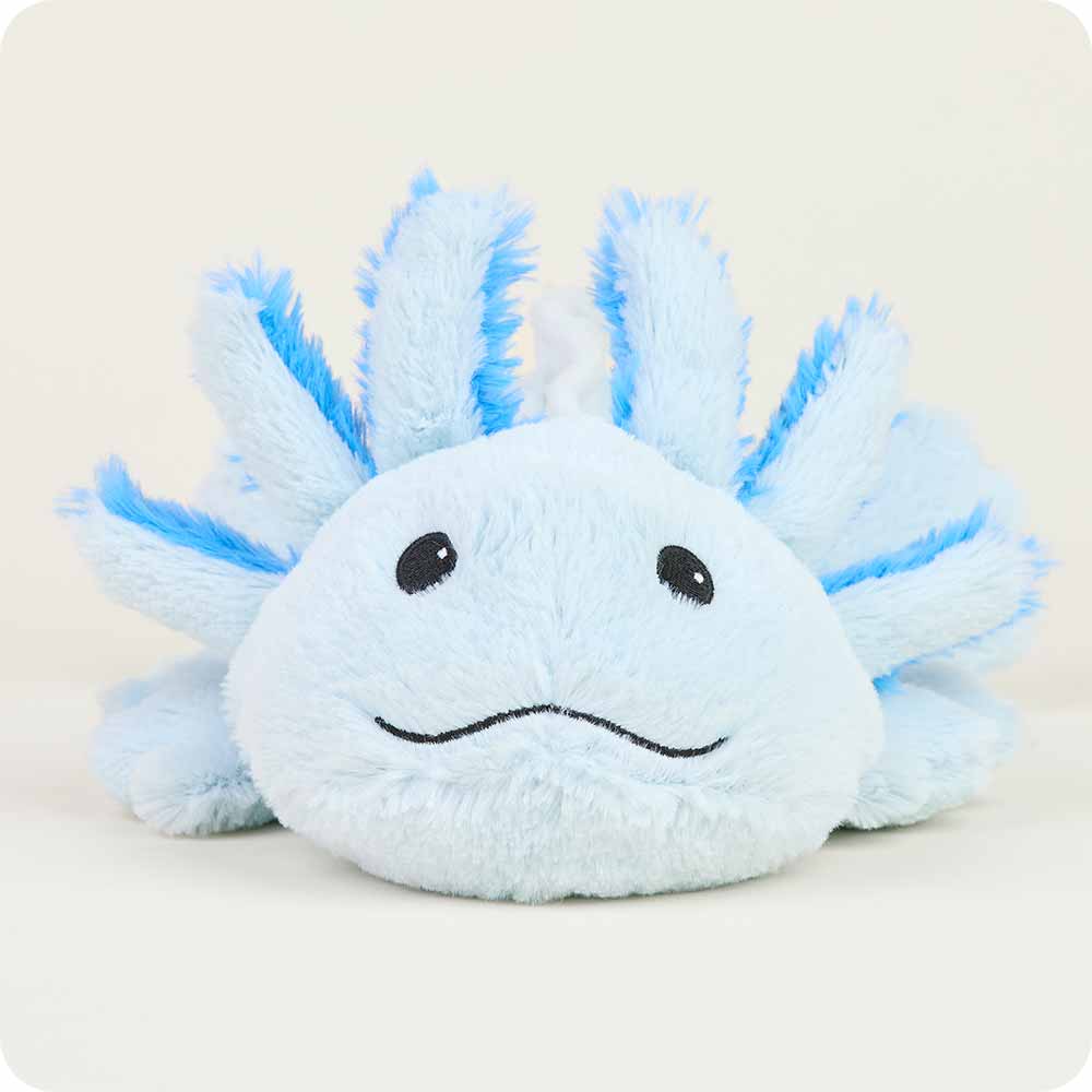 Blue Axolotl Warmies - Soft Glow