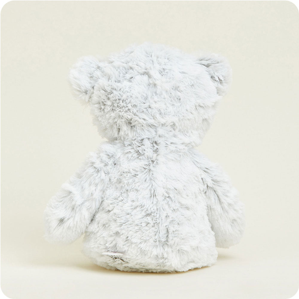 Gray Marshmallow Bear Warmies - Home Glow