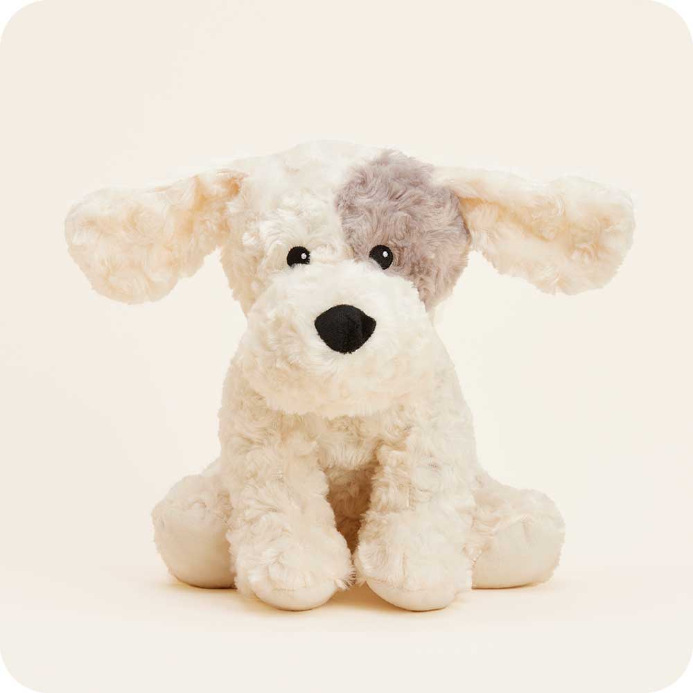Patch Curly Dog Warmies - Cozy Glow