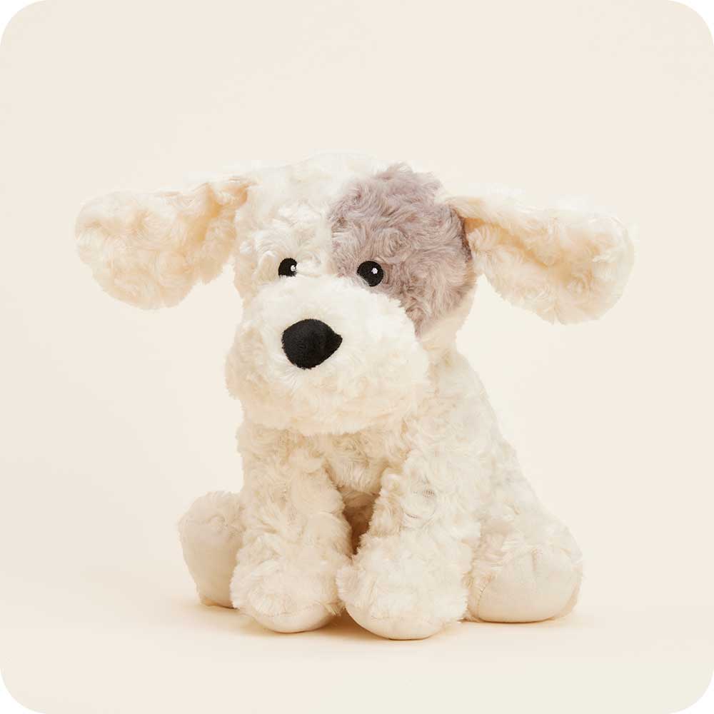 Patch Curly Dog Warmies - Cozy Glow