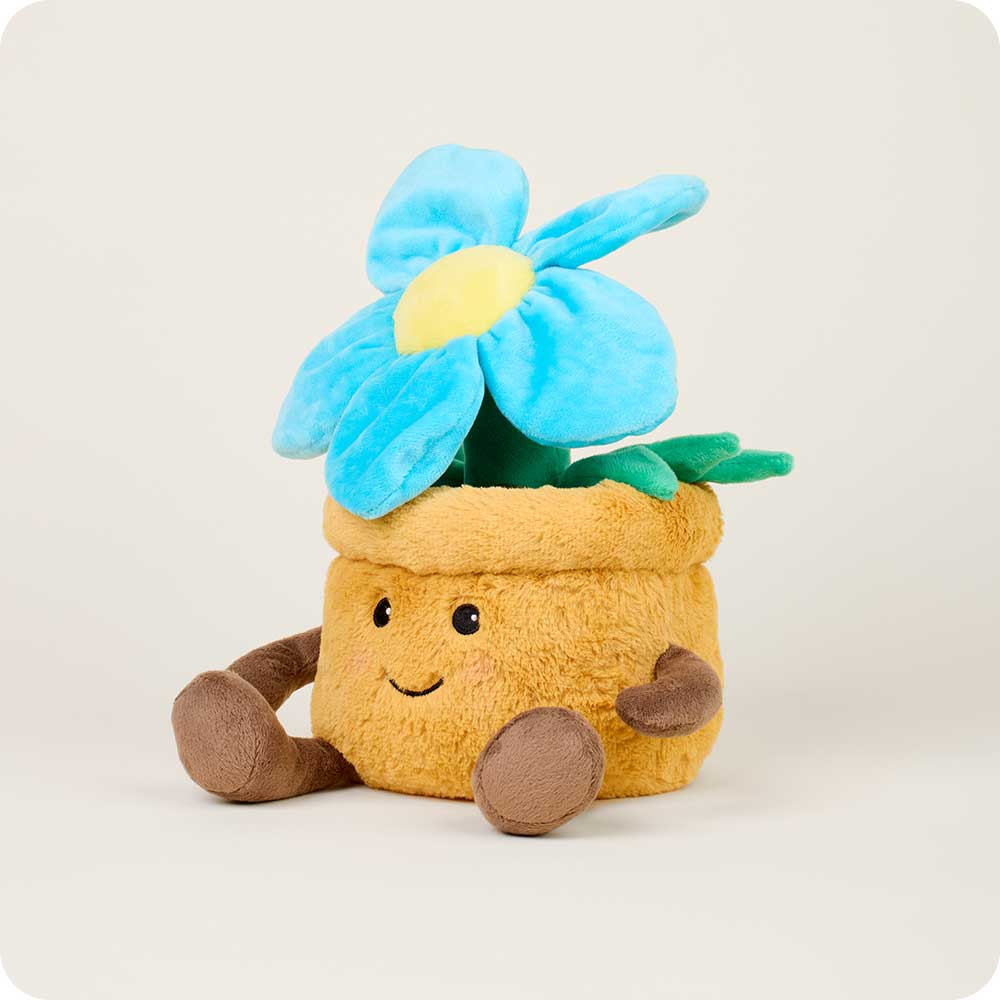 Blue Flower Pot Warmies - Fresh Notes