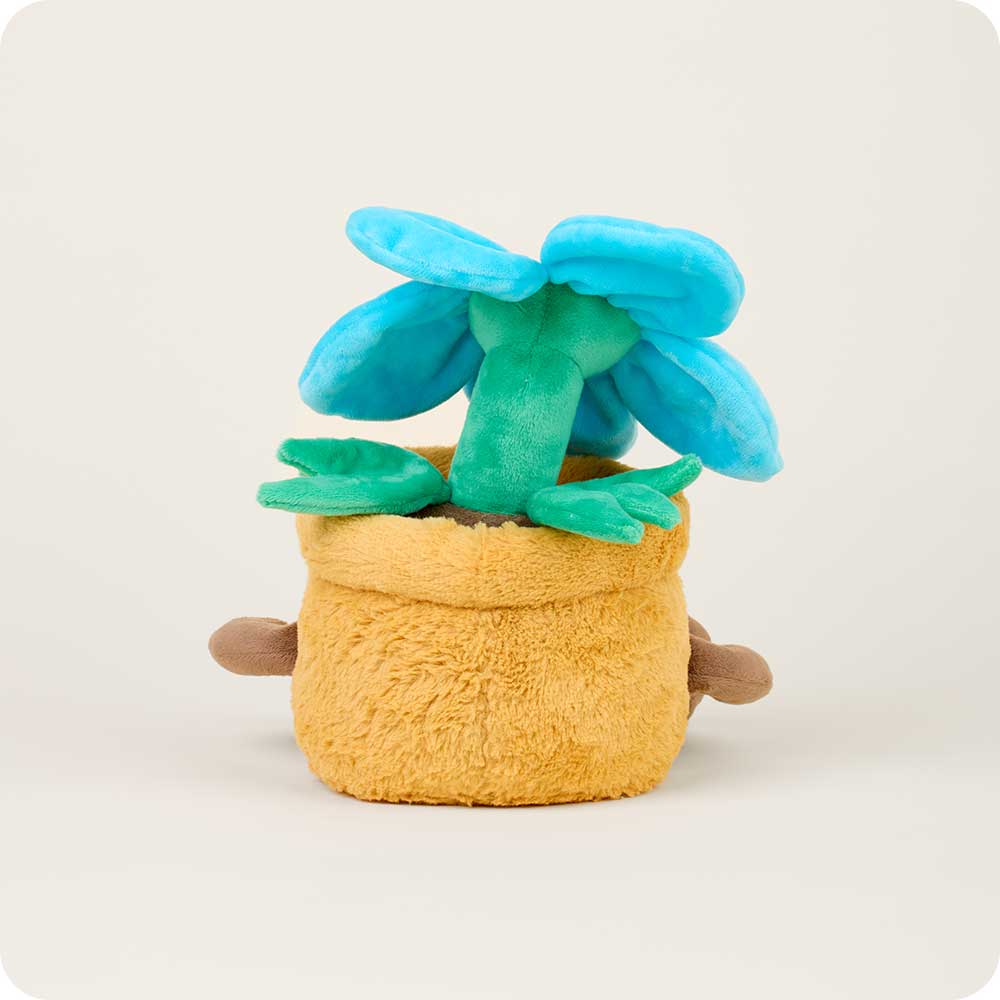 Blue Flower Pot Warmies - Cozy Glow