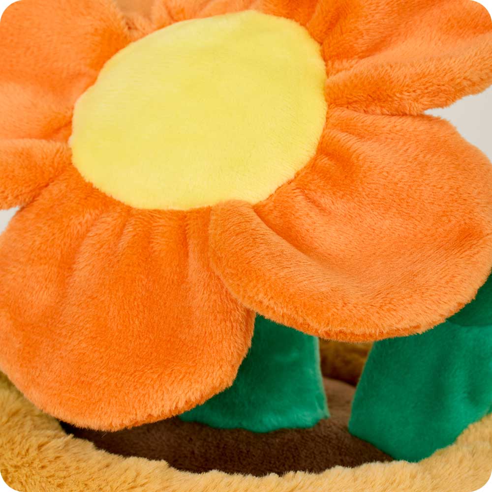 Orange Flower Pot Warmies - Cozy Glow
