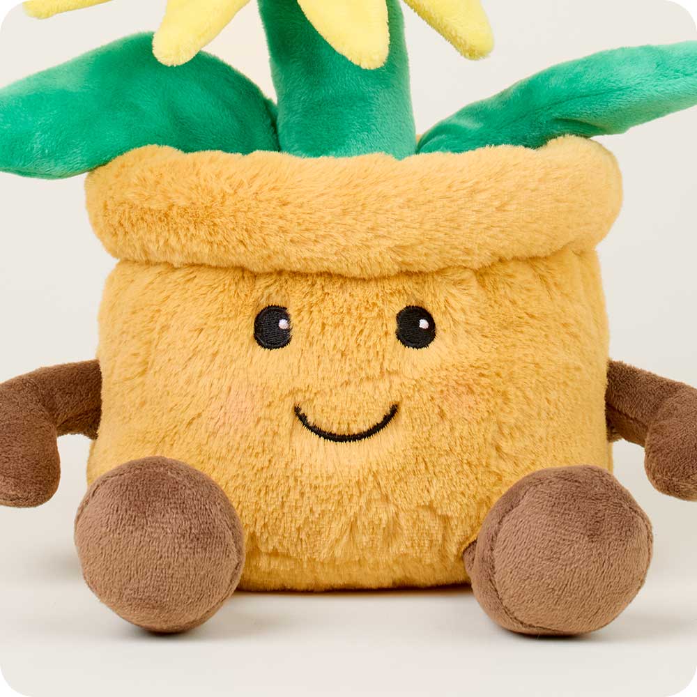 Yellow Flower Pot Warmies - Home Glow