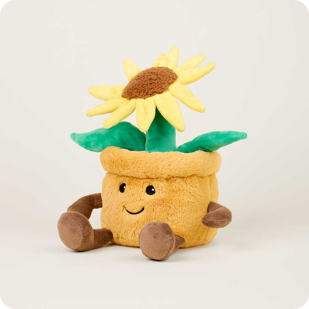 Yellow Flower Pot Warmies - Home Glow