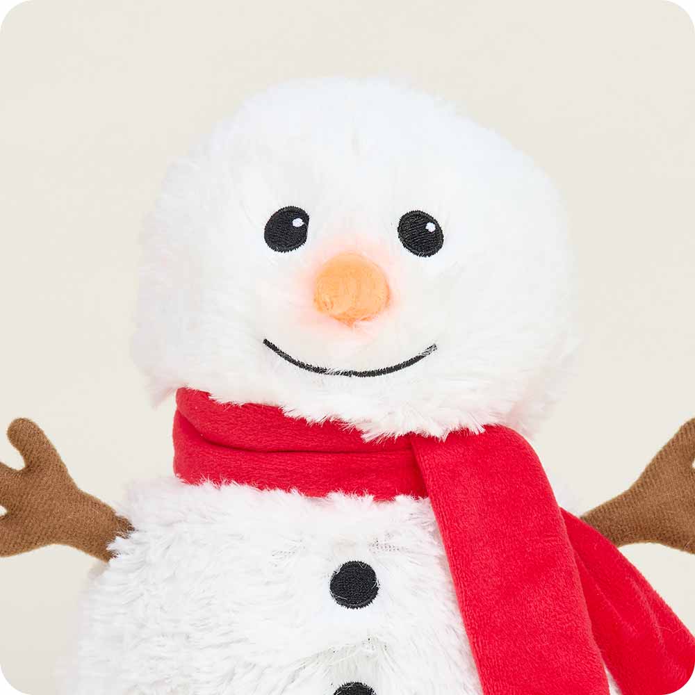 Red Scarf Snowman Warmies - Fresh Notes