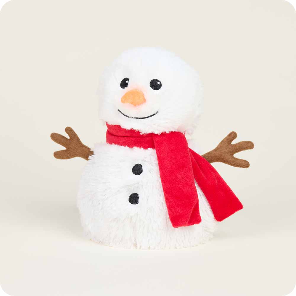 Red Scarf Snowman Warmies - Fresh Notes