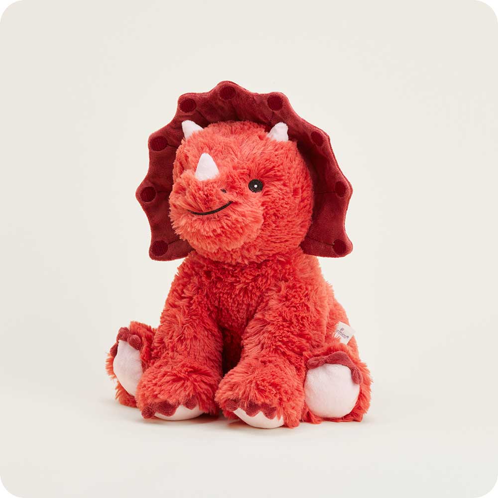 Red Triceratops Warmies - Gentle Mist