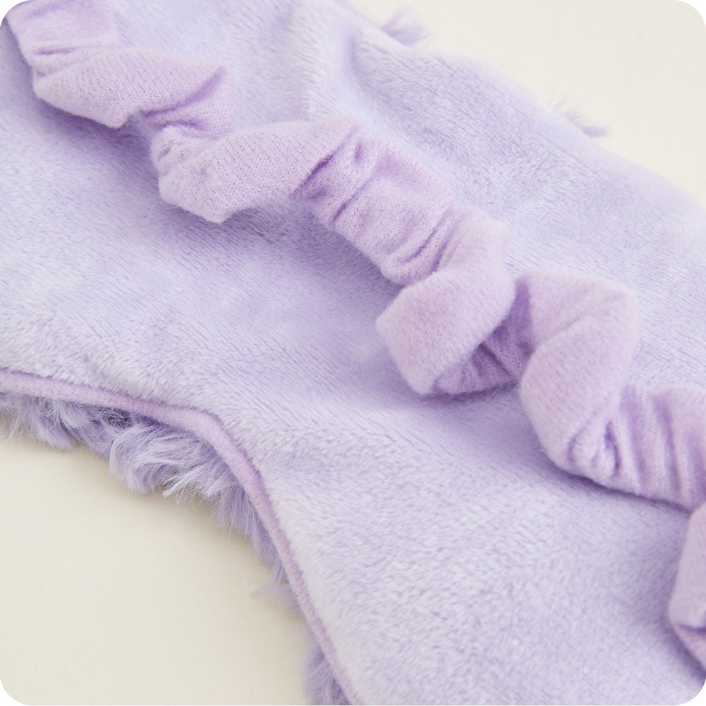 Curly Purple Eye Mask Warmies - Ready Carry