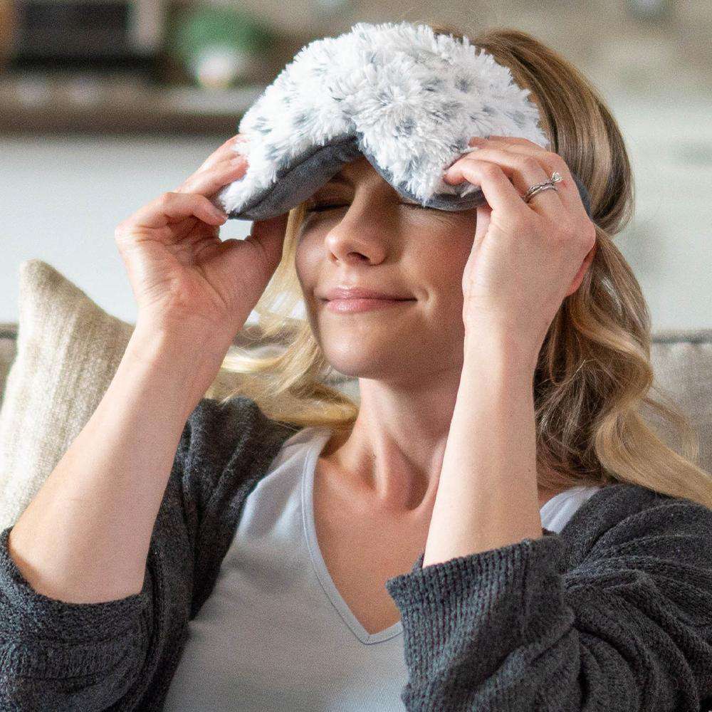 Snowy Eye Mask Warmies - Light Storage