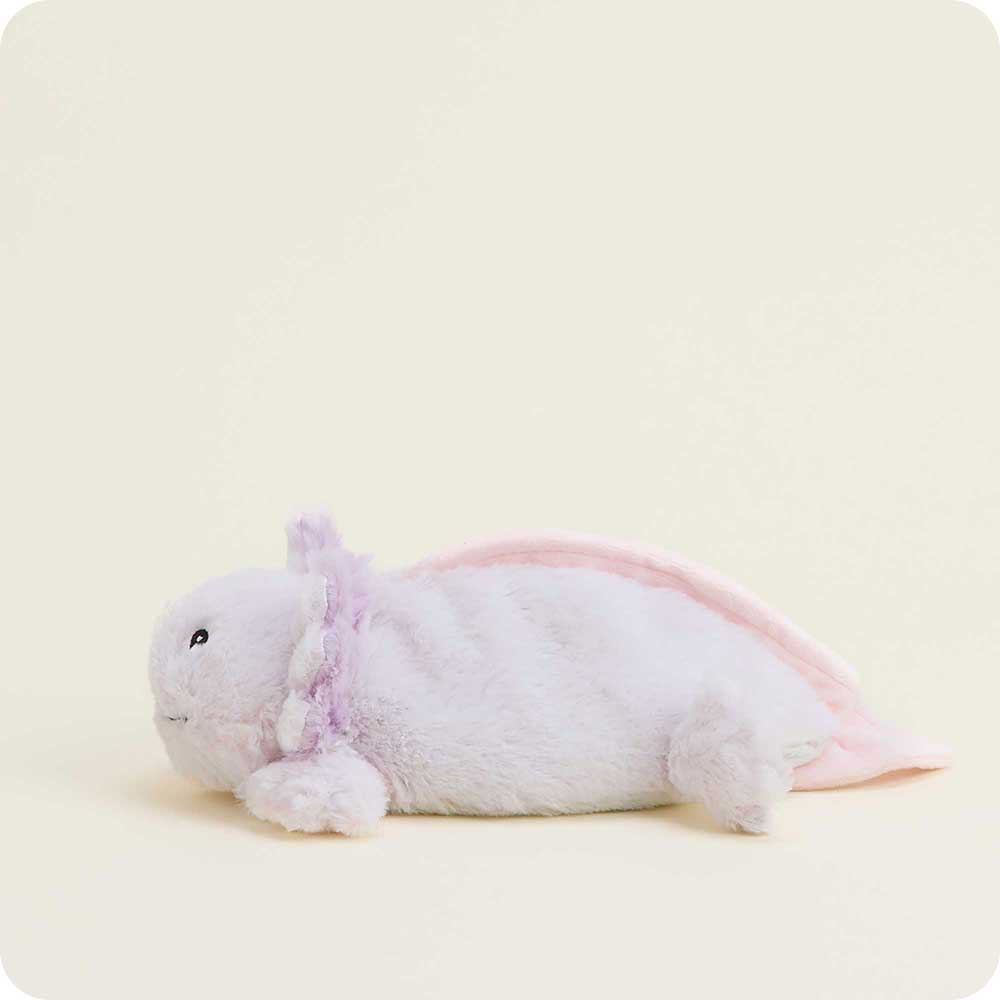 Pink Axolotl Warmies Junior - Soft Glow