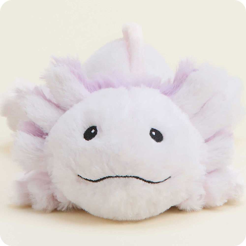 Pink Axolotl Warmies Junior - Soft Glow