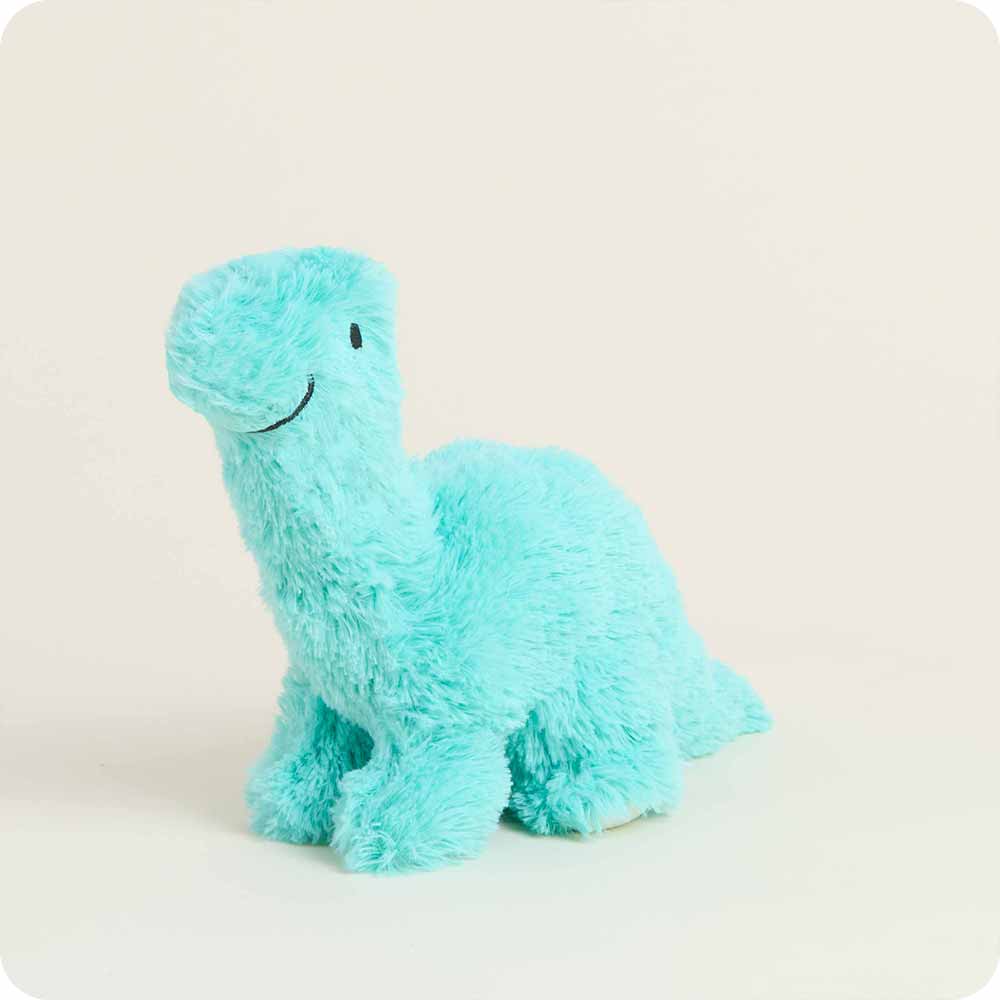 Teal Long Neck Dinosaur Warmies Junior - Soft Glow
