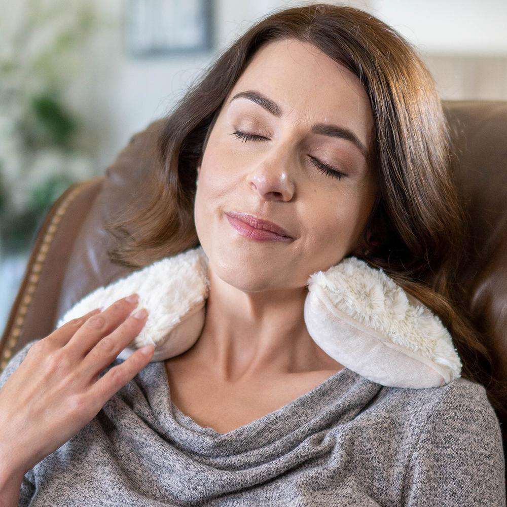 Cream Neck Wrap Warmies - Quick Setup