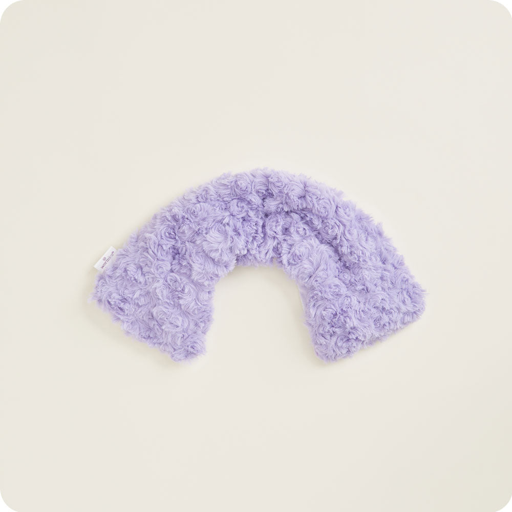 Curly Purple Neck Wrap Warmies - Quick Setup