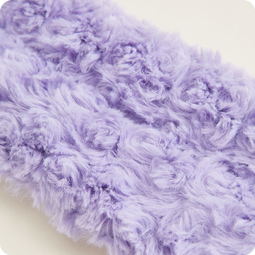 Curly Purple Neck Wrap Warmies - Quick Setup
