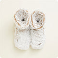 Marshmallow Brown Boots Warmies® - Warm Blend