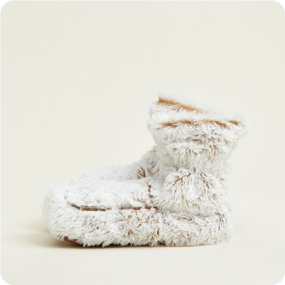 Marshmallow Brown Boots Warmies® - Warm Blend