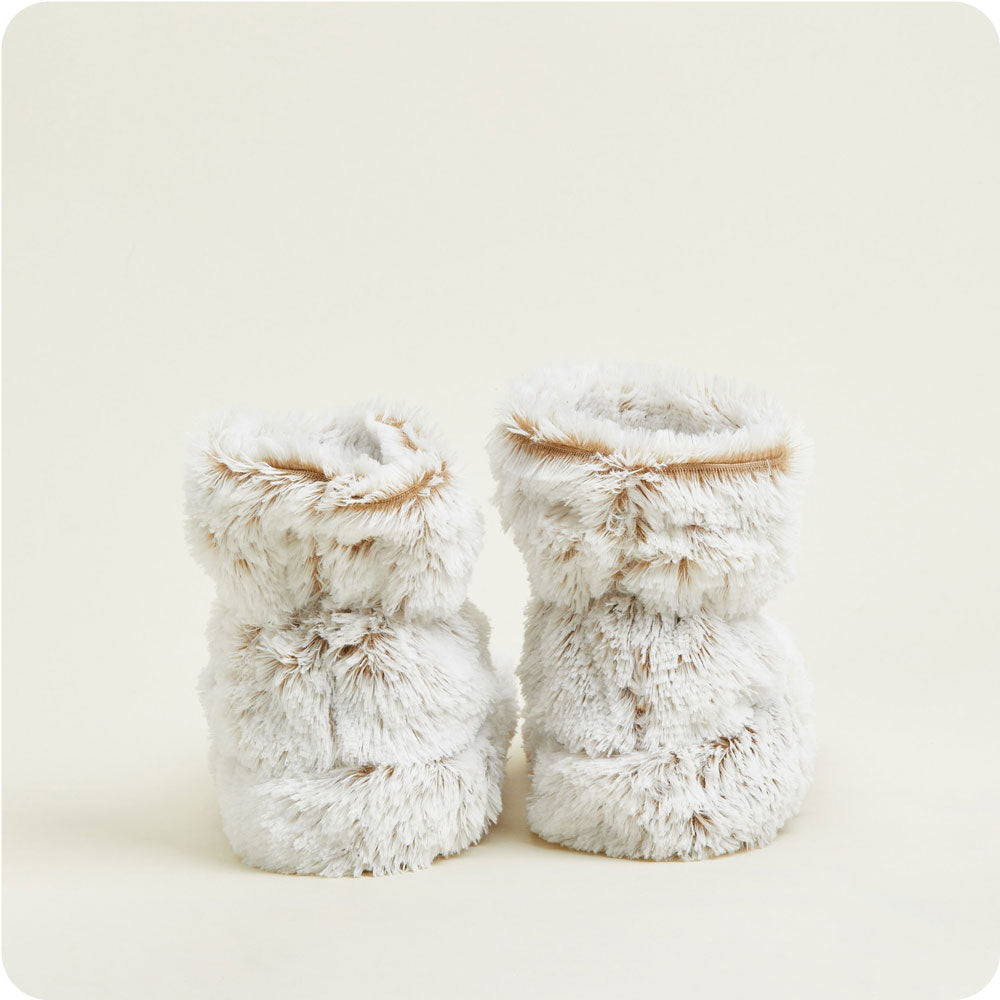 Marshmallow Brown Boots Warmies® - Warm Blend