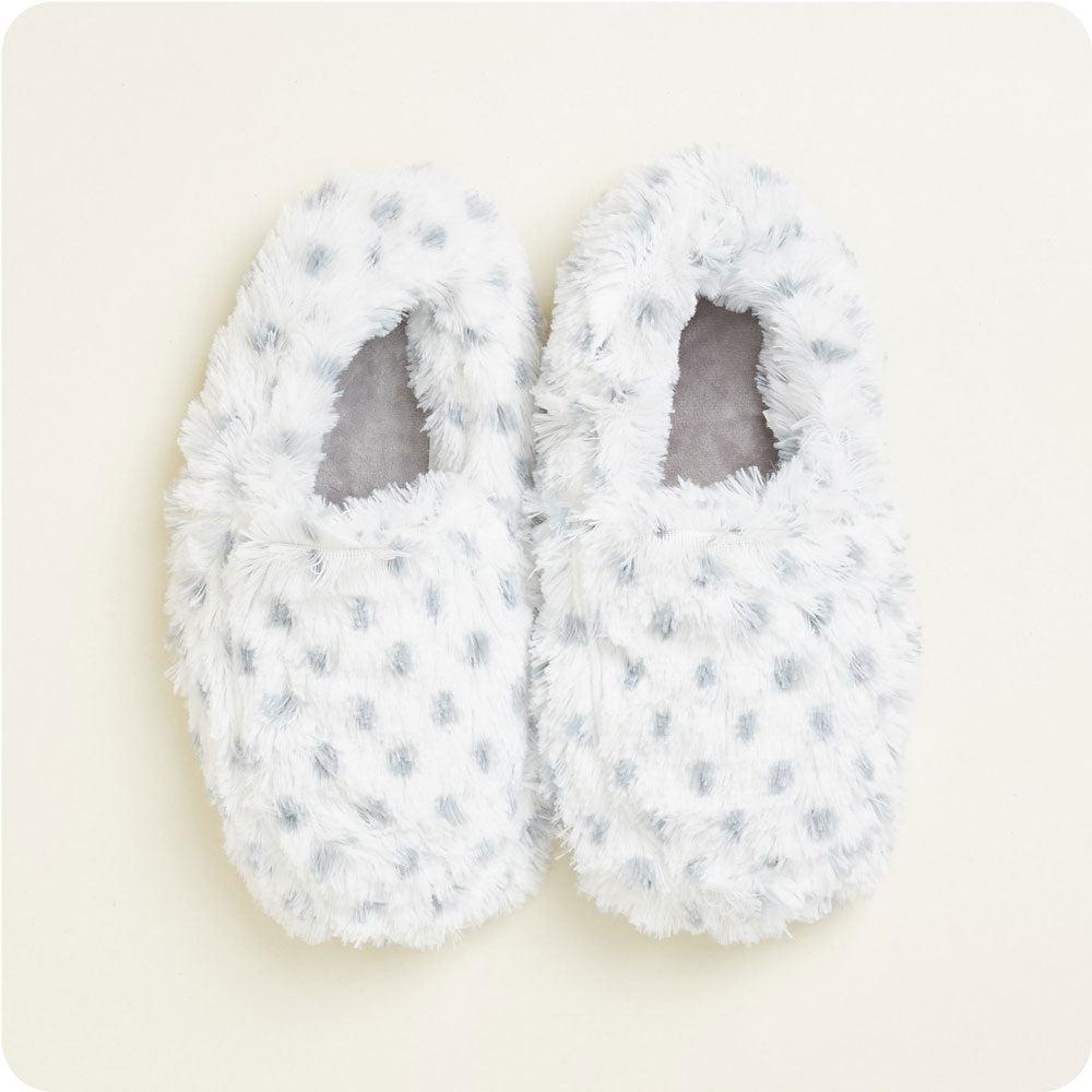 Snowy Slippers Warmies® - Soft Glow
