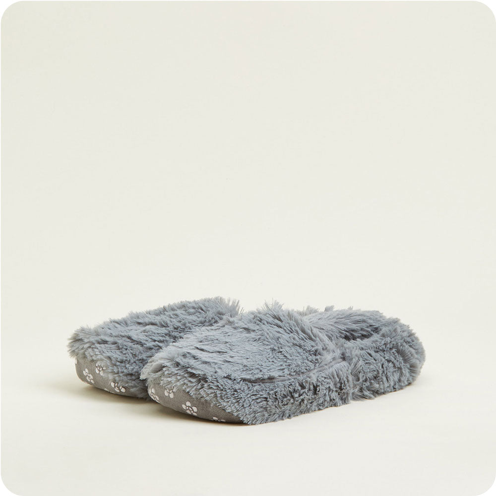 Gray Slippers Warmies® - Home Glow