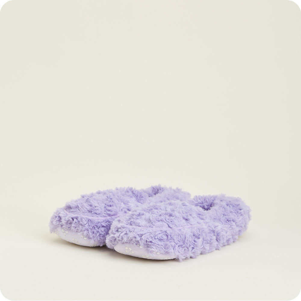 Curly Purple Slippers Warmies® - Easy Spritz
