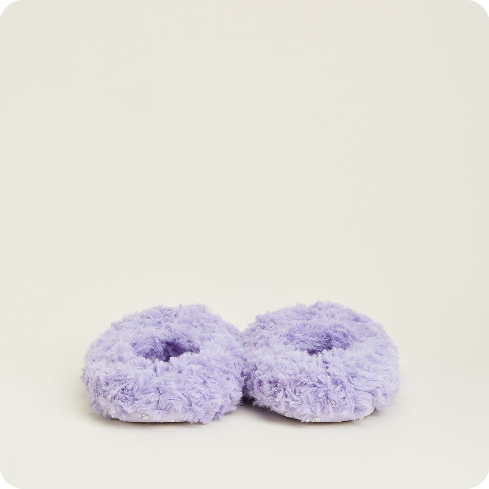 Curly Purple Slippers Warmies® - Easy Spritz