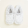 Marshmallow Gray Slippers Warmies® - Classic Notes