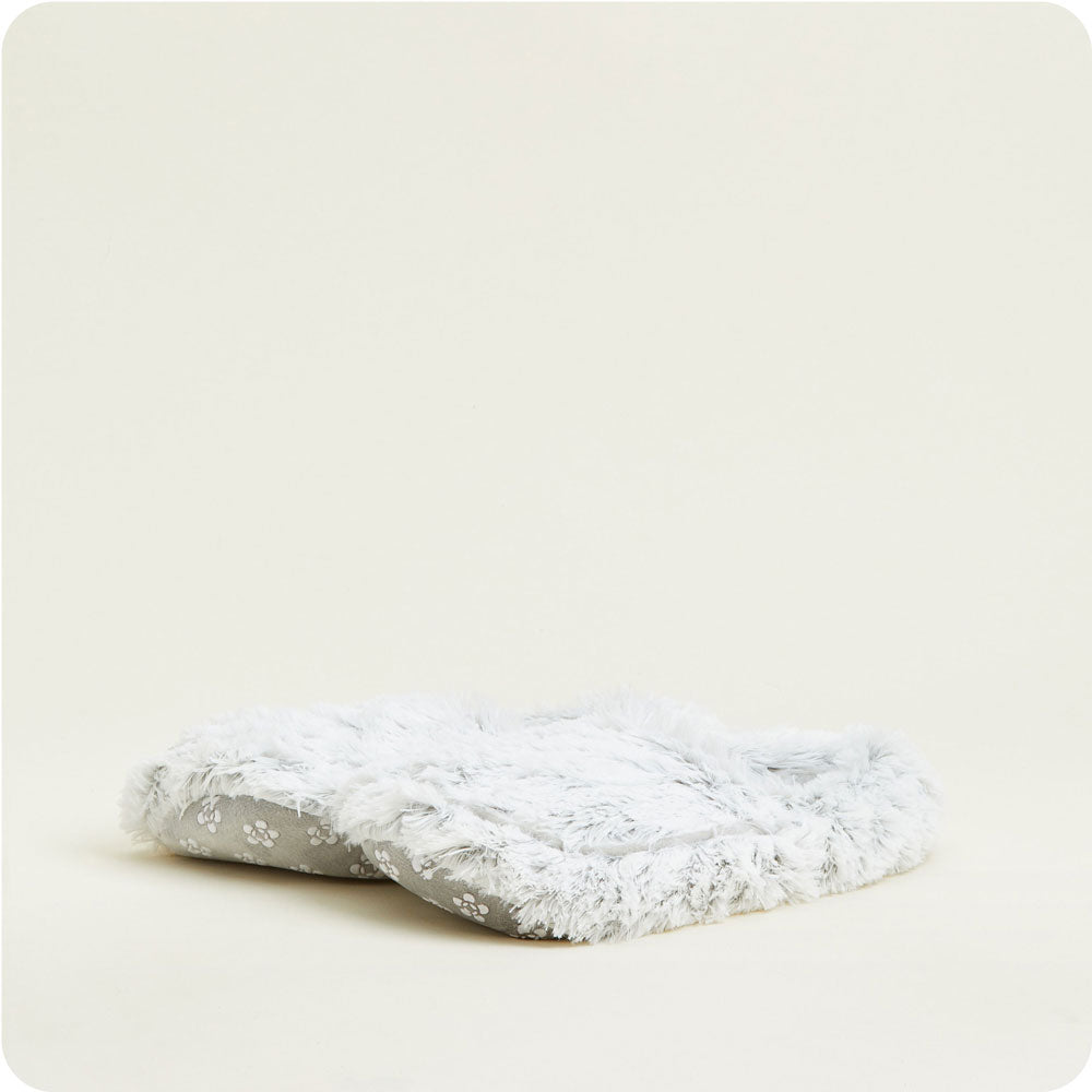 Marshmallow Gray Slippers Warmies® - Classic Notes