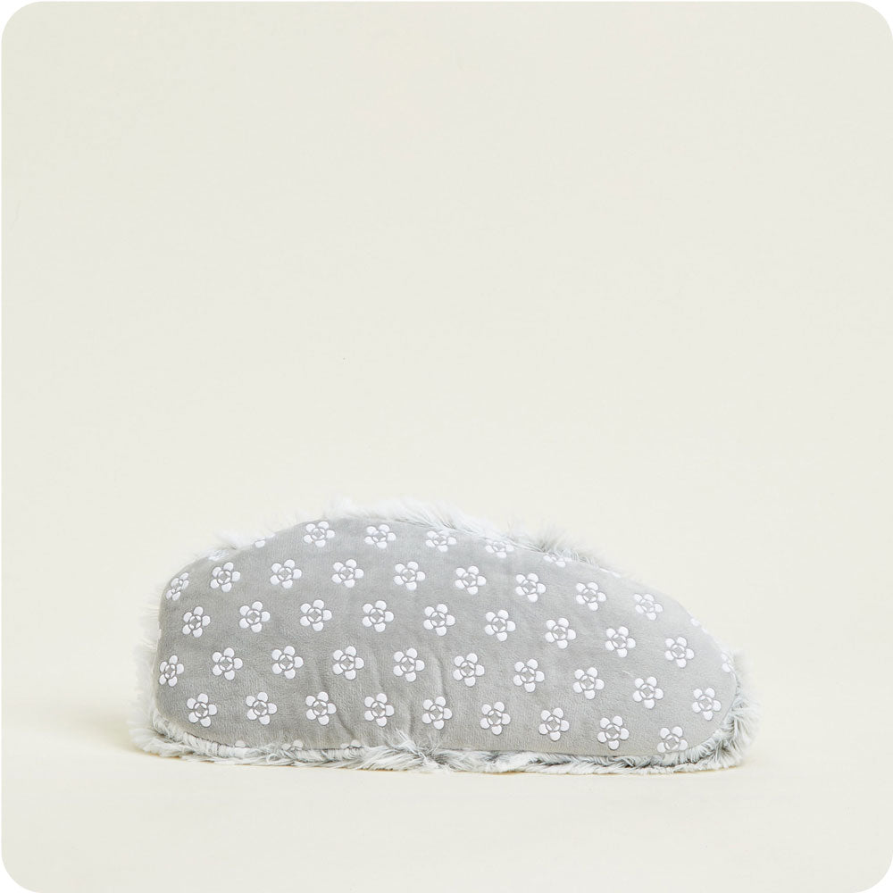 Marshmallow Gray Slippers Warmies® - Classic Notes