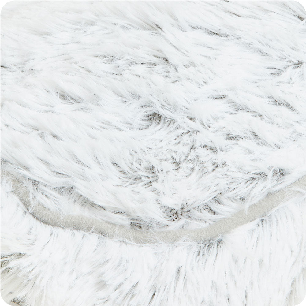 Marshmallow Gray Slippers Warmies® - Classic Notes
