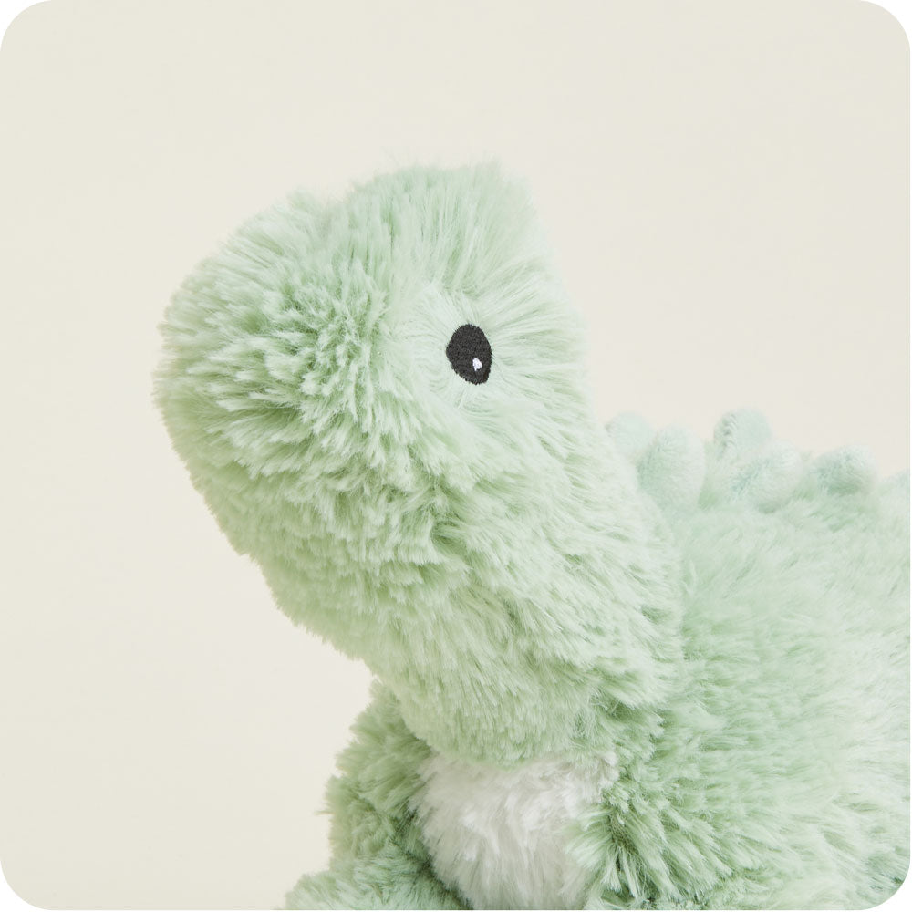 Green Long Neck Dinosaur Warmies - Home Glow