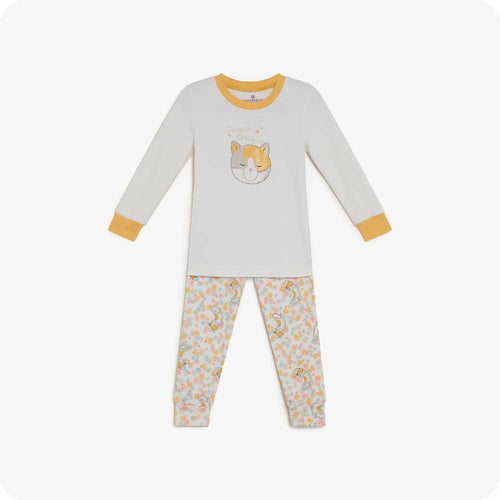 Calico Cat Long Pajamas - Daily Set