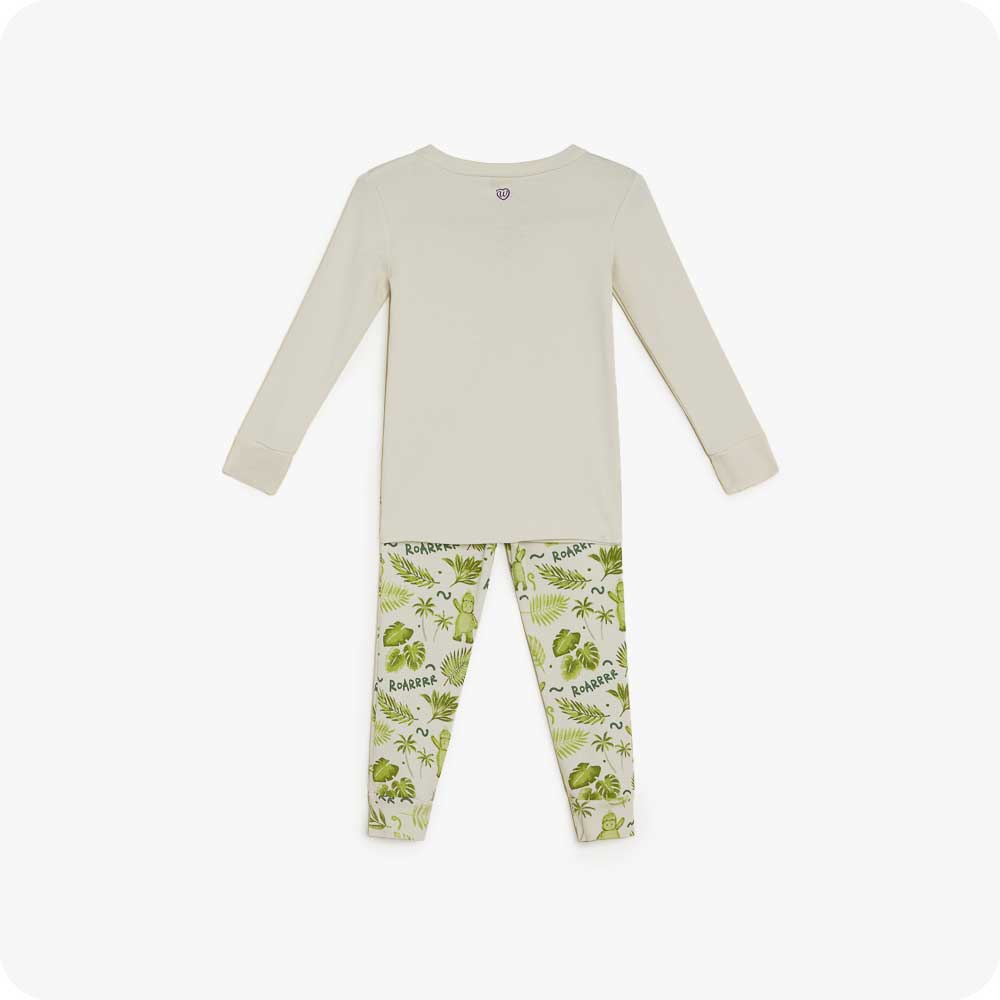 Dinosaur Long Pajamas - Easy Set