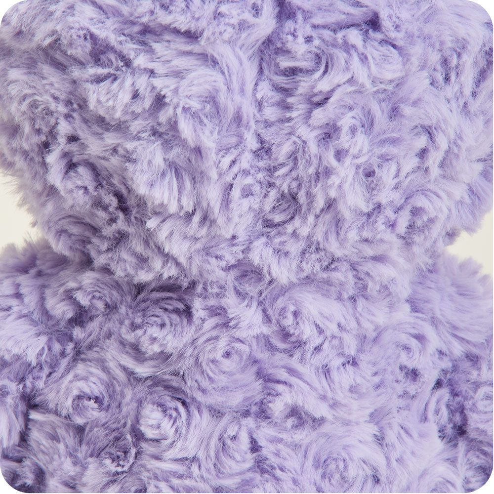 Purple Curly Bear Warmies - Classic Notes