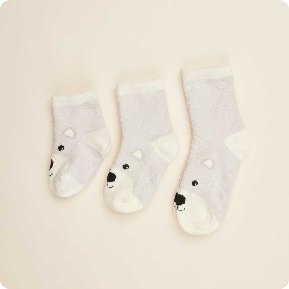 Marshmallow Bear Non-Slip Socks - Cozy Comfort