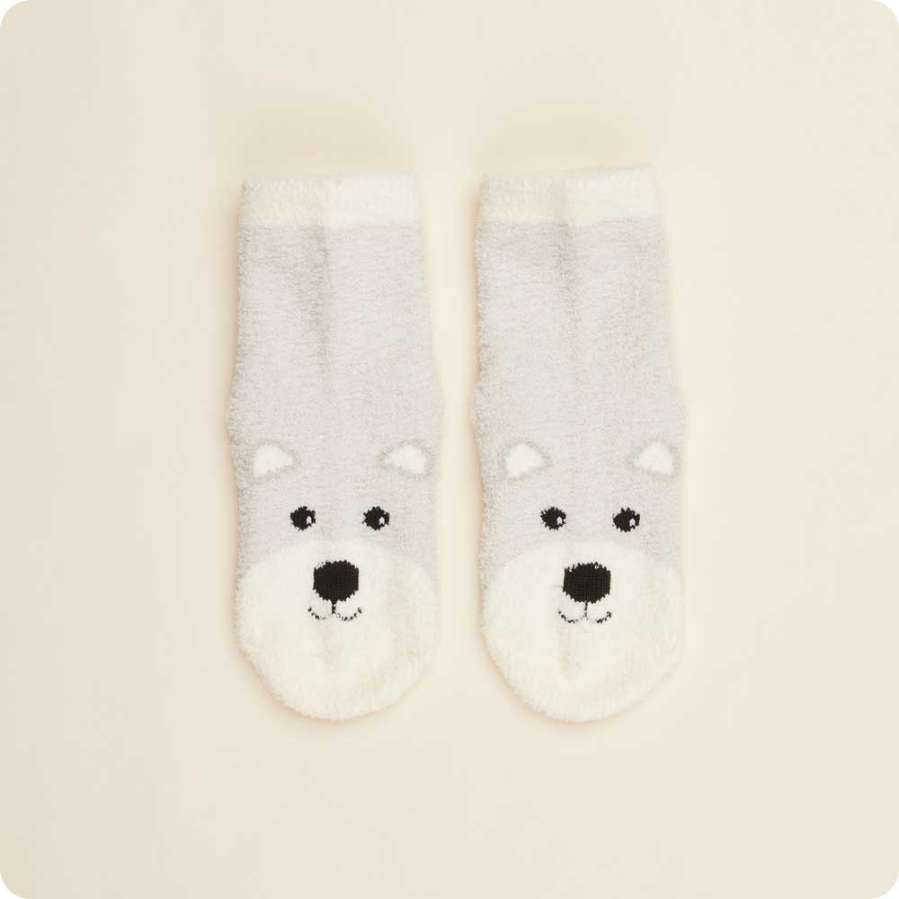 Marshmallow Bear Non-Slip Socks - Cozy Comfort