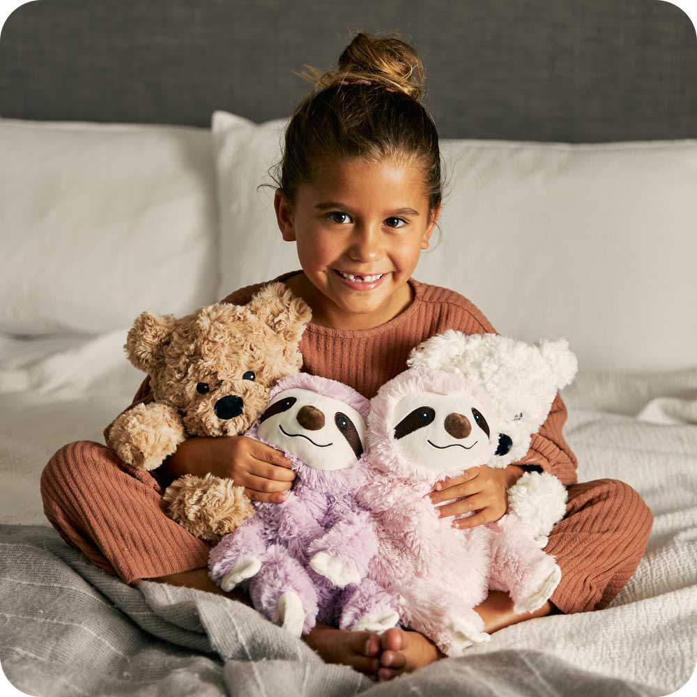 Pink Sloth Warmies - Warm Blend