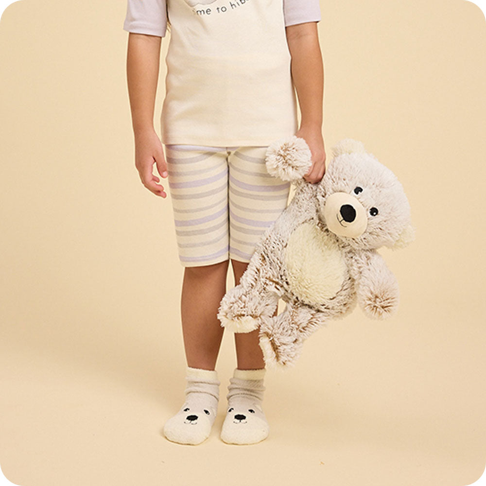Marshmallow Bear Non-Slip Socks - Quiet Comfort