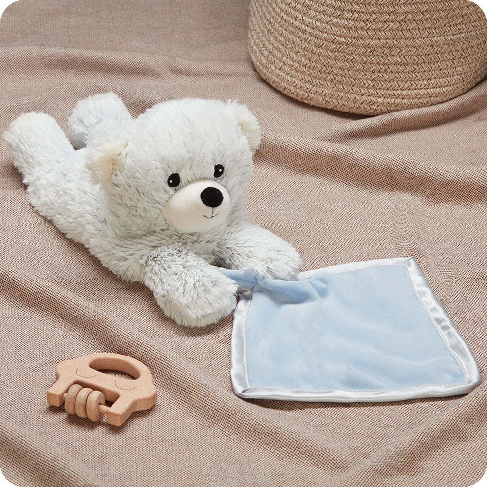 Marshmallow Bear Blankie Warmies - Clean Mood