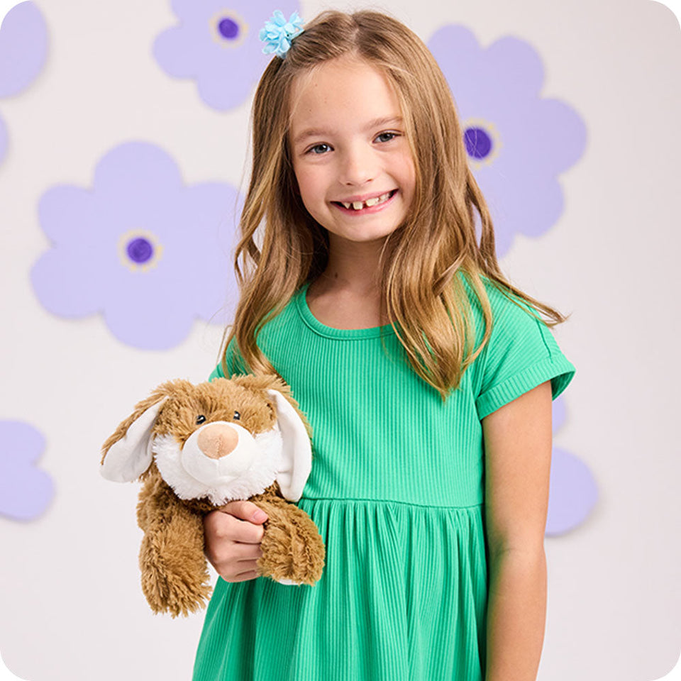 Brown Bunny Warmies - Gentle Mist