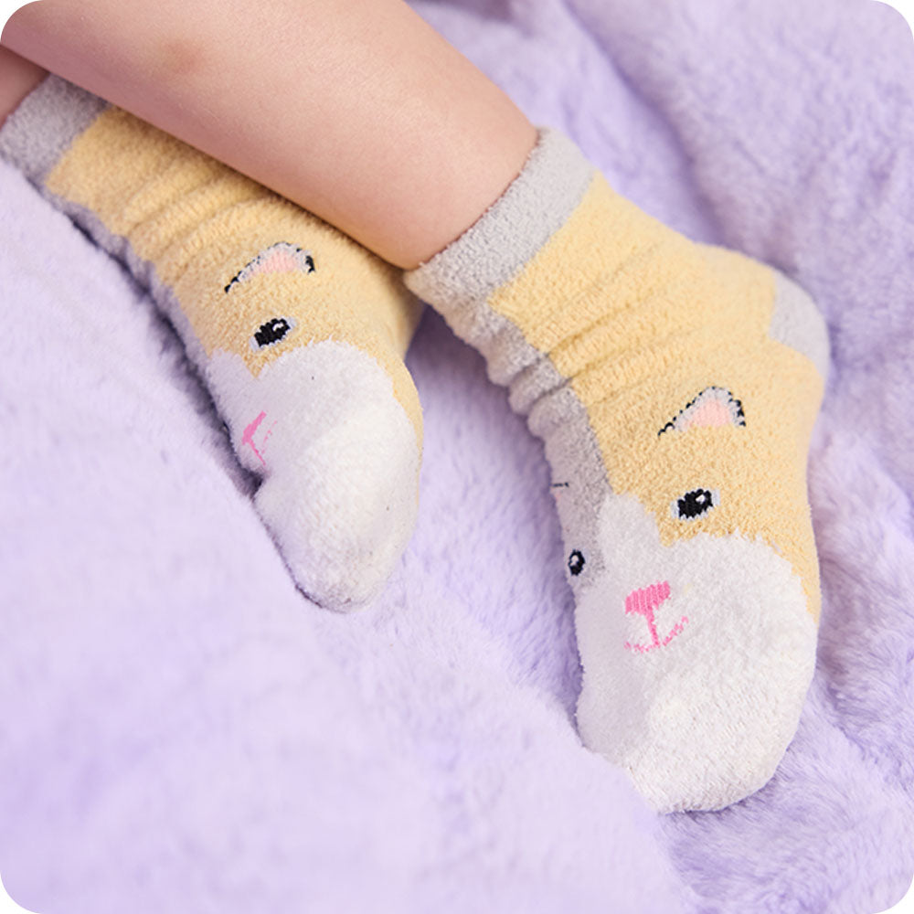 Calico Cat Non-Slip Socks - Warm Hugs