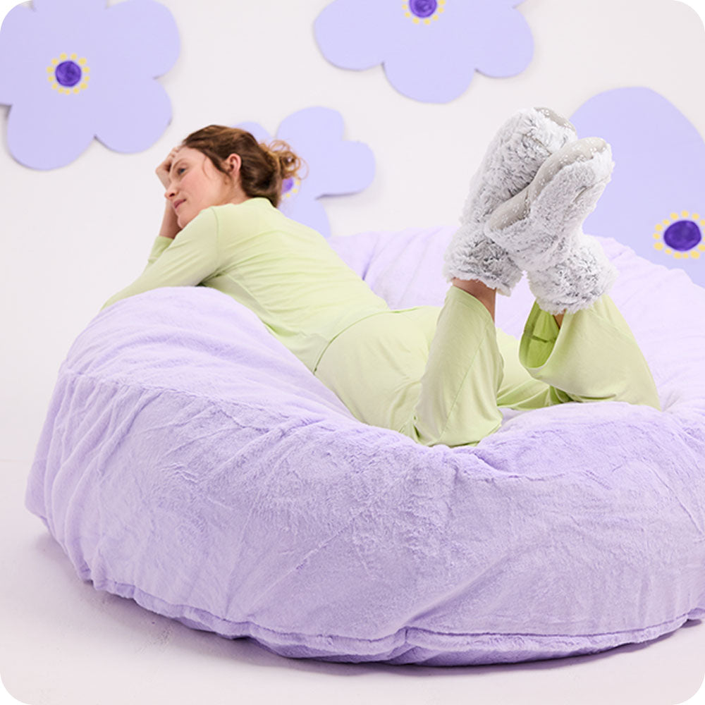 Marshmallow Gray Boots Warmies® - Soft Glow