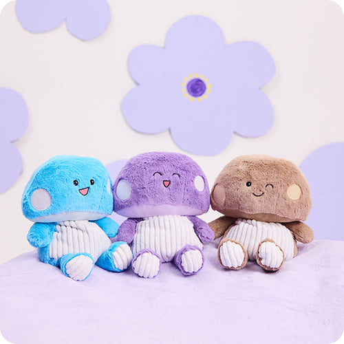 Blue Mushroom Warmies - Classic Notes