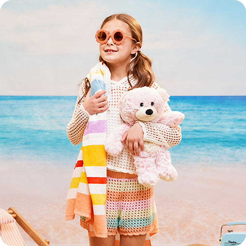 Pink Marshmallow Bear Warmies - Bright Scent