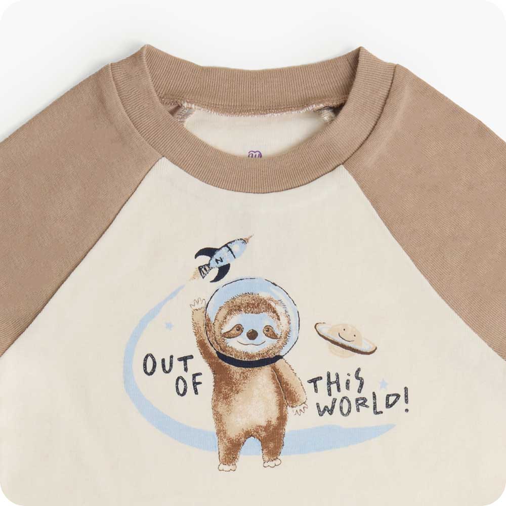 Sloth Shorties Pajamas - Soft Warmth